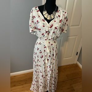 Cherry-Filled Maxi Dress